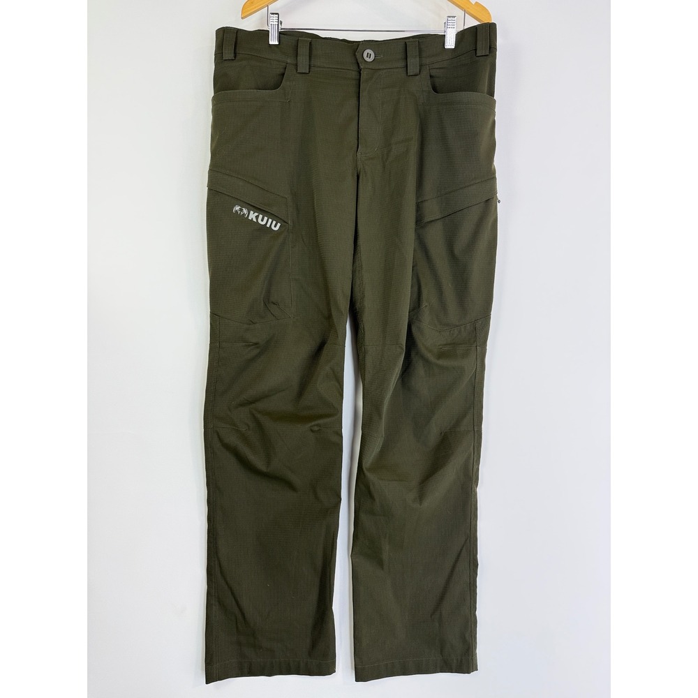 KUIU Tiburon Hunting Pants Mens 38 Olive Green Breathable Dot Air 11001-2